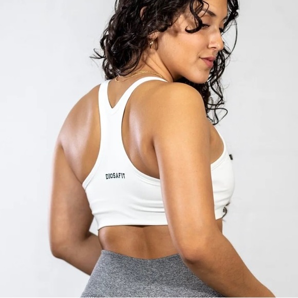 Brand New (wore it for an hour one day). White, super cute with built in bra! - Picture 2 of 6
